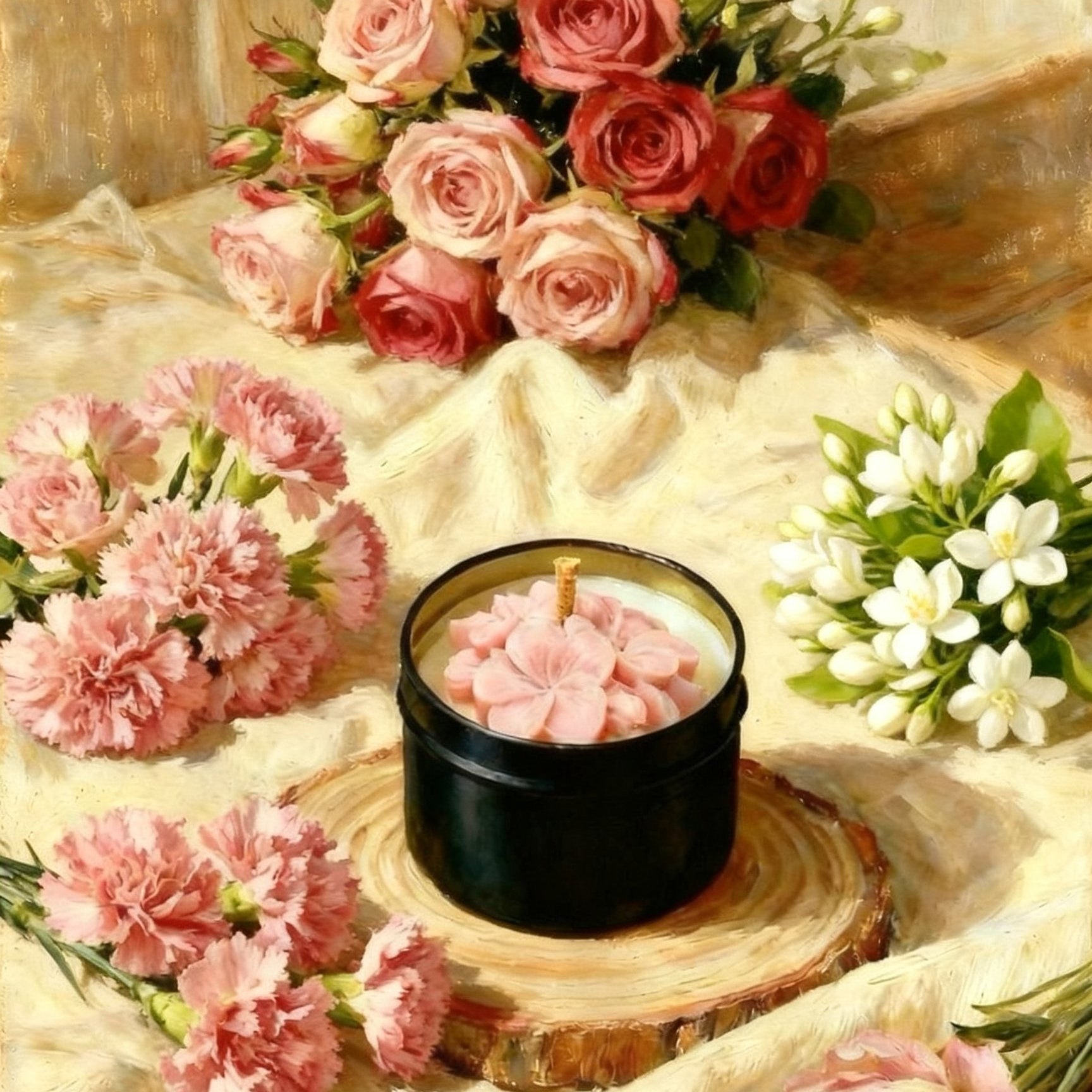 Spring Whisper - Vela Artesanal de Cera de Soja (100g)