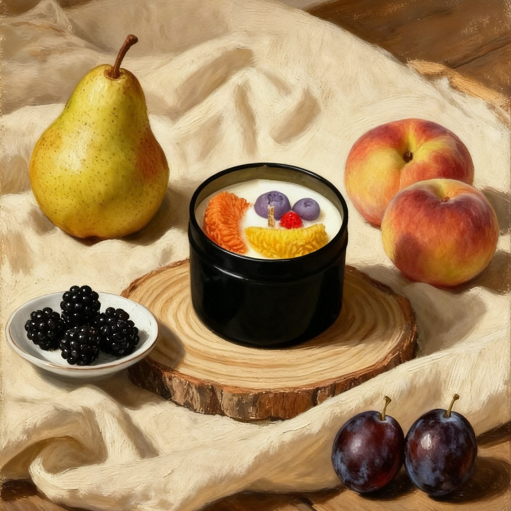 Sunlit Orchard – Vela Artesanal de Cera de Soja (100g)