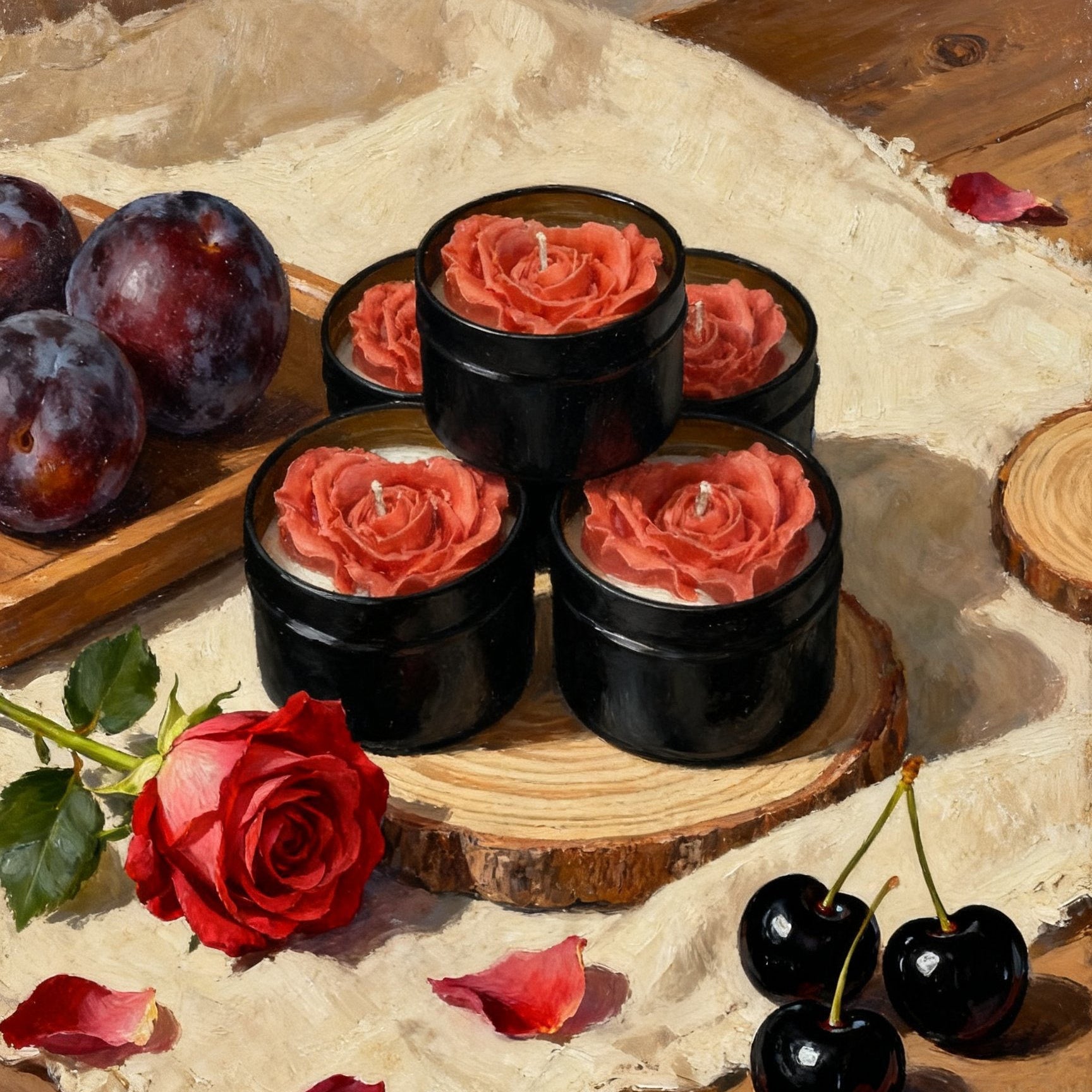 True Love – Vela Artesanal de Cera de Soja 100% Natural (100g)