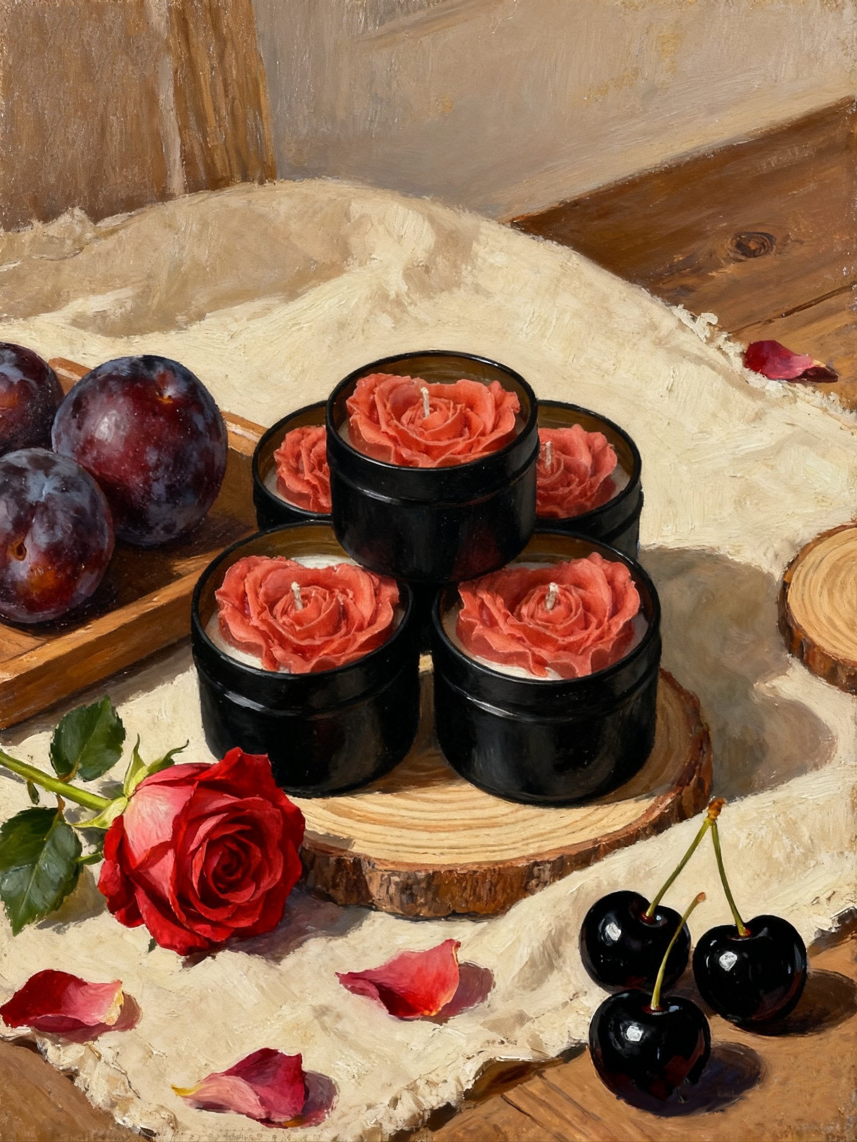 True Love – Vela Artesanal de Cera de Soja 100% Natural (100g)