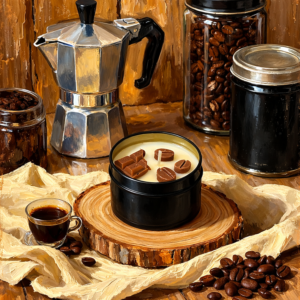 Espresso Hours - Vela Artesanal de Cera de Soja (100g)